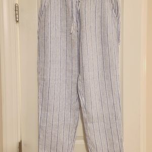 NWT Tommy Bahama striped linen pants - M
